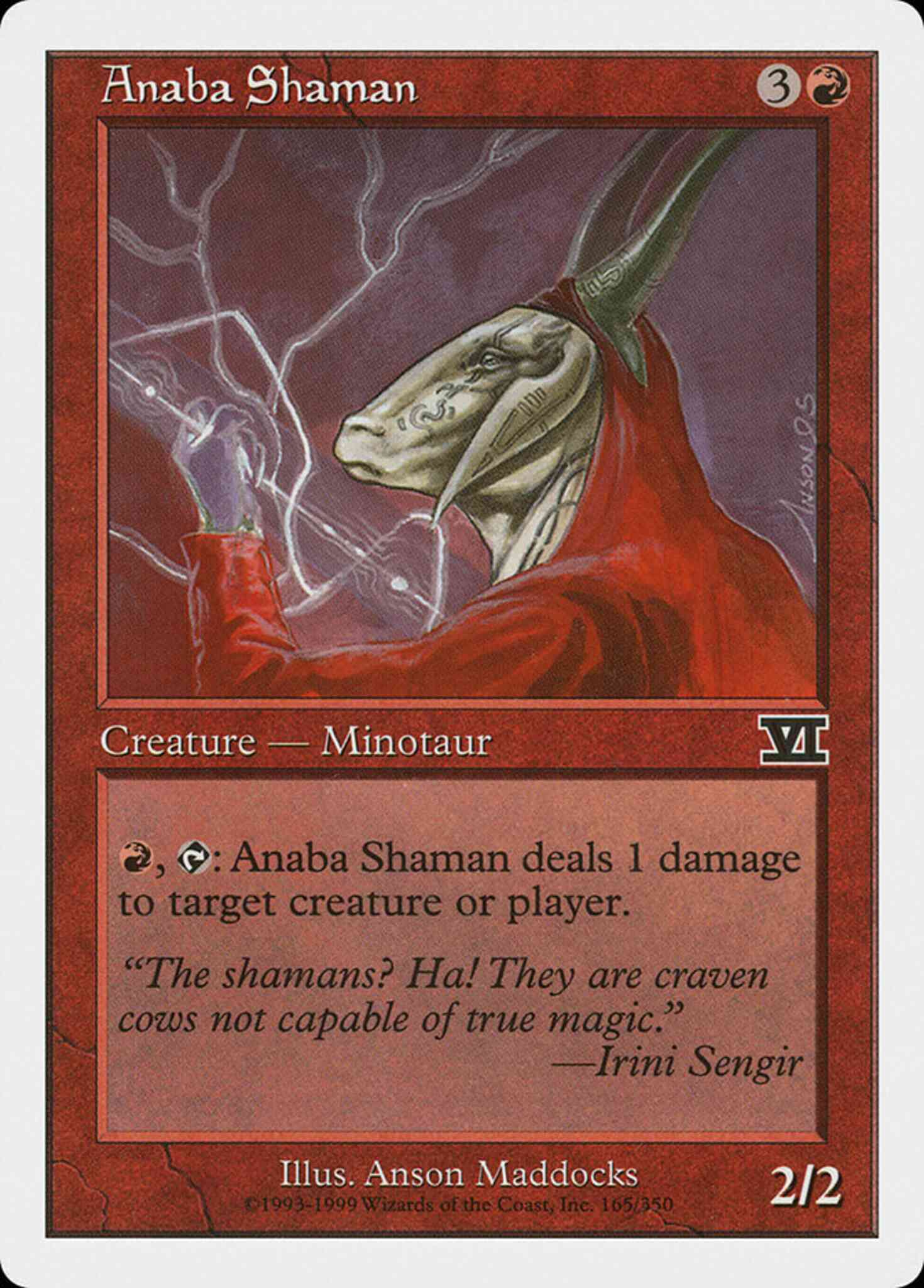 Anaba Shaman [165] [Classic Sixth Edition] [Non-Foil]
