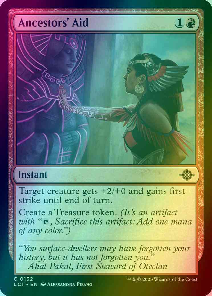 Ancestors' Aid [132] [The Lost Caverns of Ixalan] [Foil]