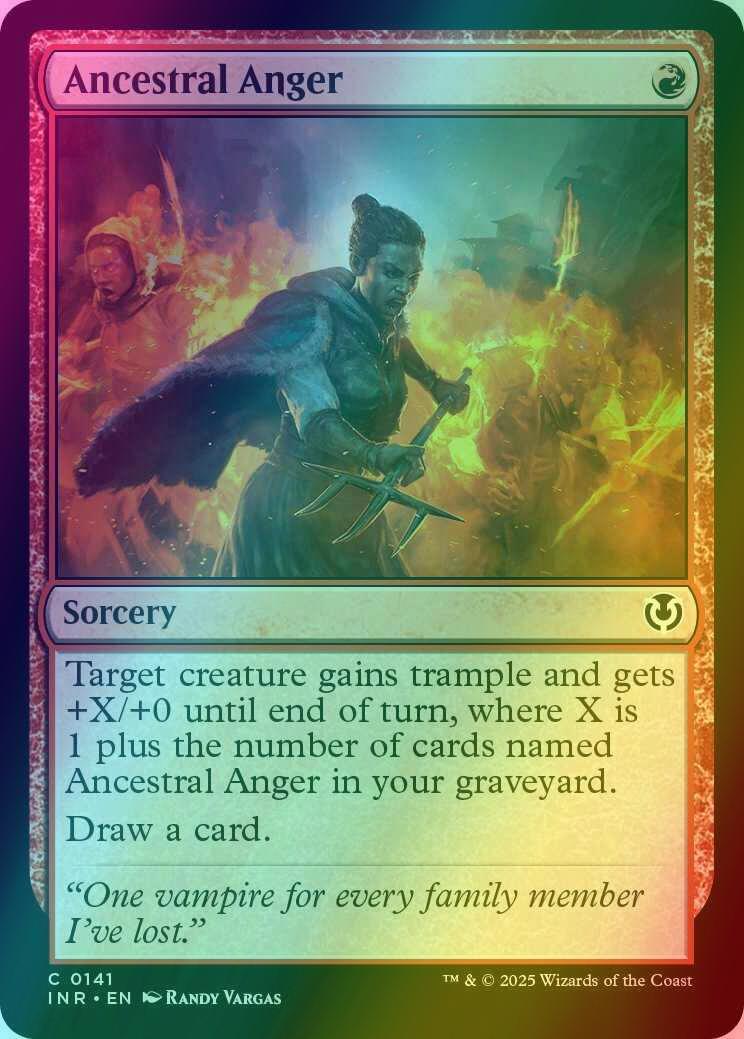 Ancestral Anger [141] [Innistrad Remastered] [Foil]