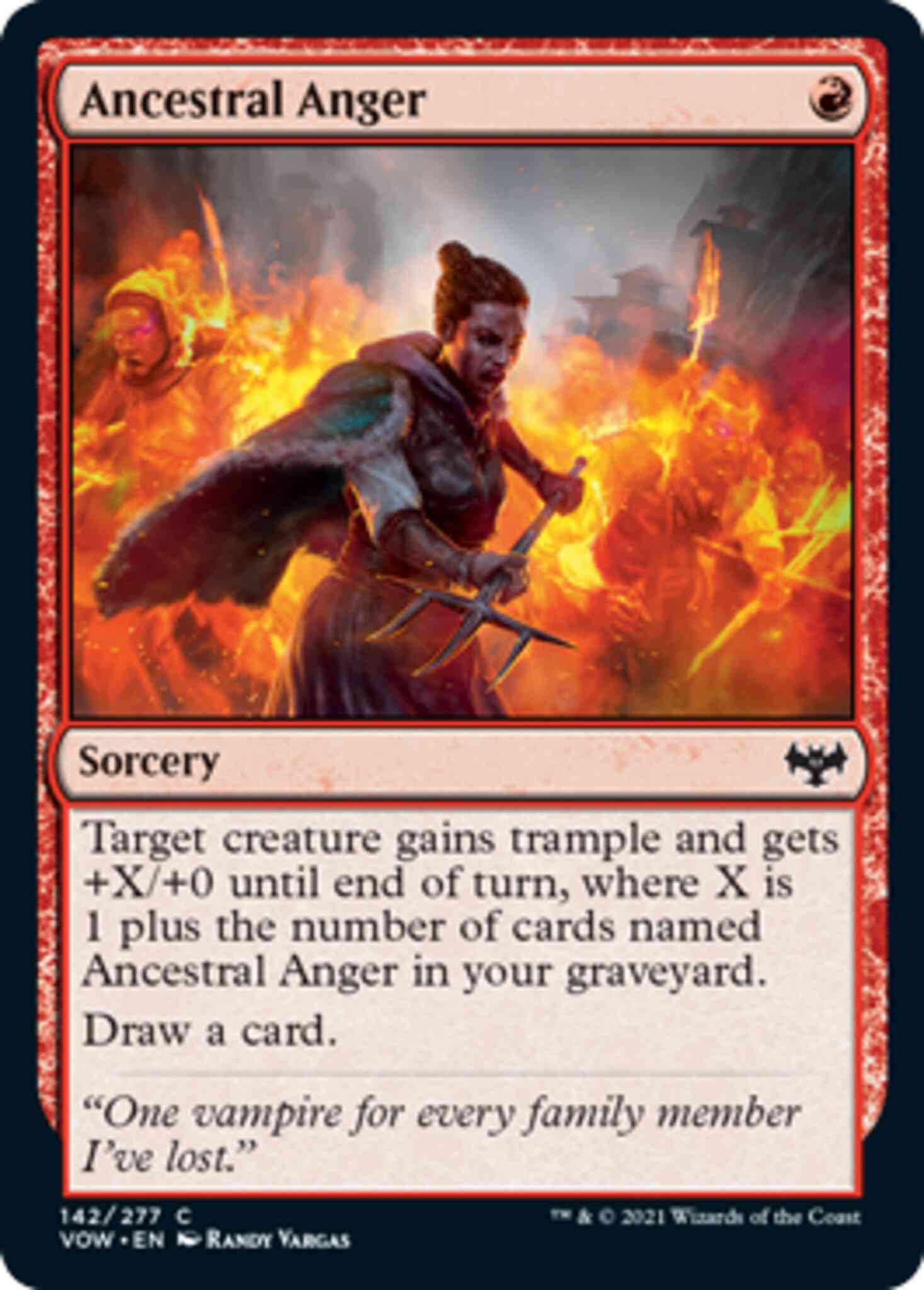 Ancestral Anger [142] [Innistrad: Crimson Vow] [Non-Foil]