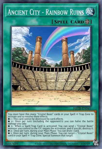 Ancient City - Rainbow Ruins - DP07-EN017 - Rare - Unlimited