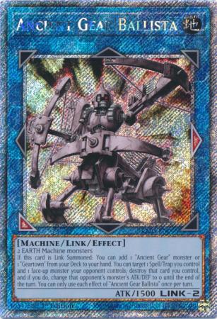 Ancient Gear Ballista - RA03-EN046 - Platinum Secret Rare - 1st Edition