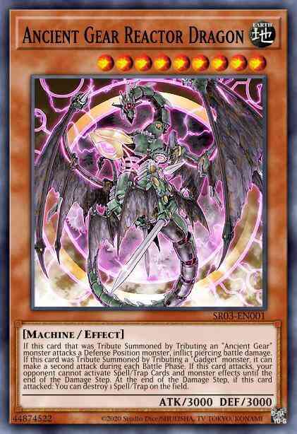 Ancient Gear Reactor Dragon - SR03-EN001 - Ultra Rare - Unlimited