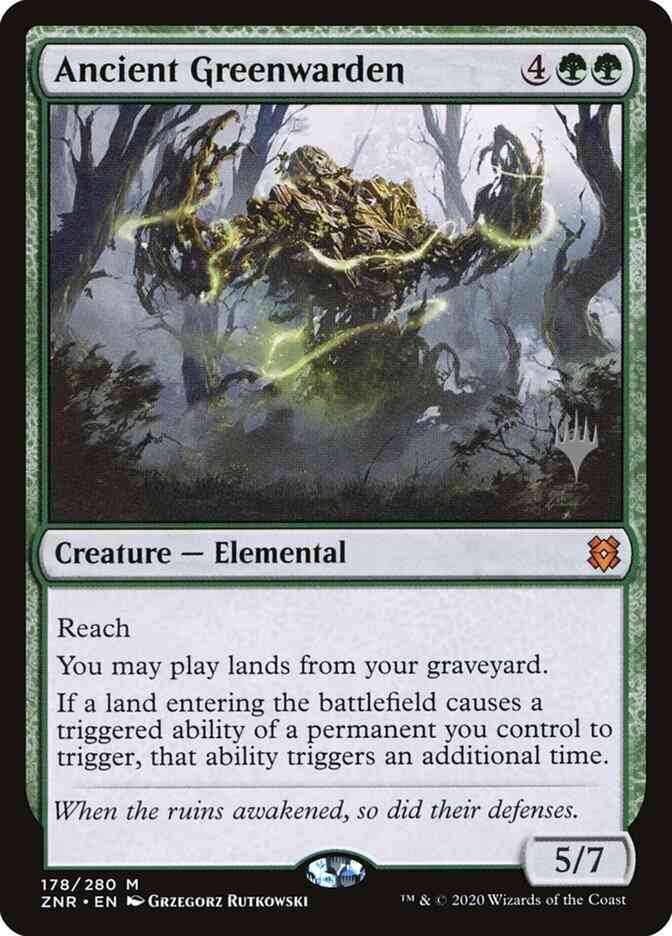 Ancient Greenwarden [Promo Pack] [178p] [Zendikar Rising Promos] [Non-Foil]
