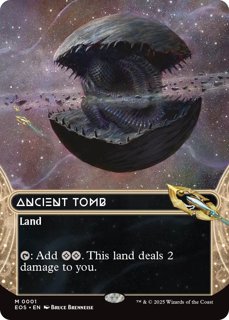 Ancient Tomb [1] [Borderless] [Edge of Eternities: Stellar Sights] [Non-Foil]