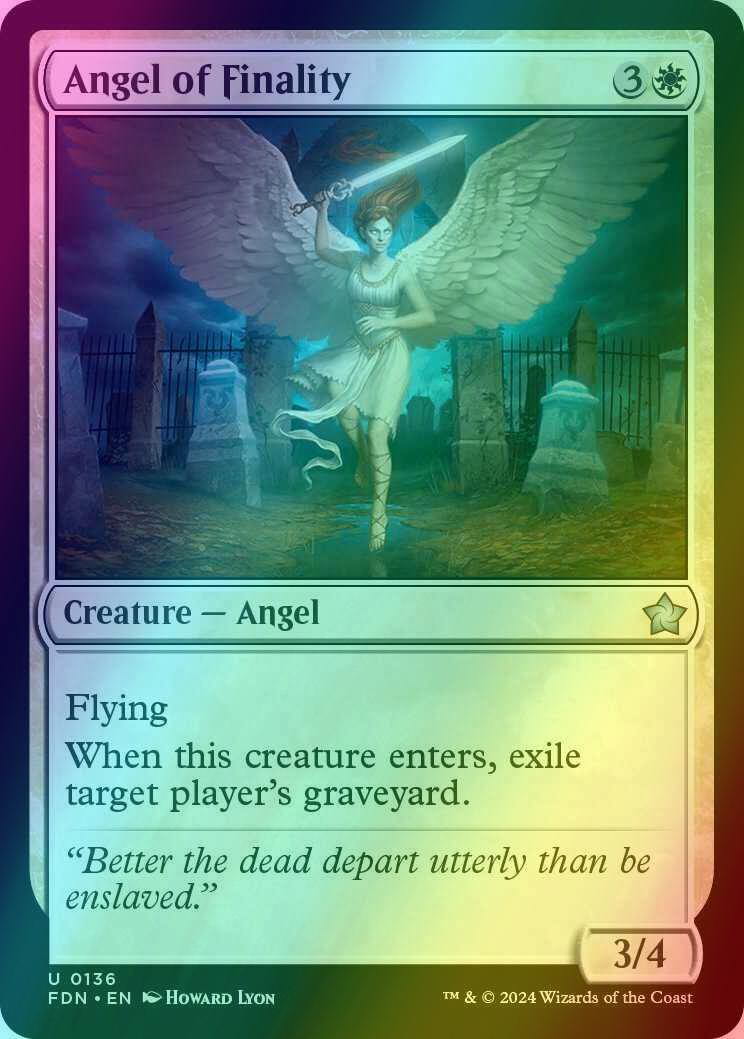 Angel of Finality [136] [Foundations] [Foil]