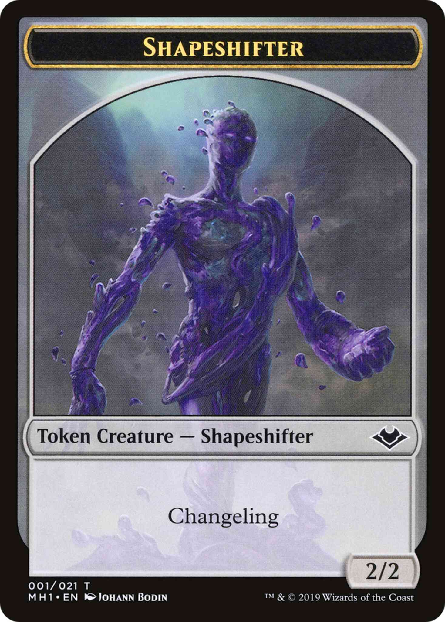 Angel Token (02) // Shapeshifter Token (01) [Modern Horizons Tokens] [Non-Foil] - Image 2