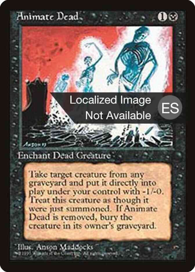Animate Dead - Portuguese [118] [Fourth Edition Black Border: Portuguese] [Non-Foil]