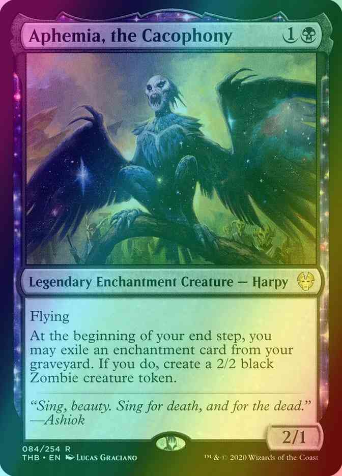 Aphemia, the Cacophony [84] [Theros Beyond Death] [Foil]