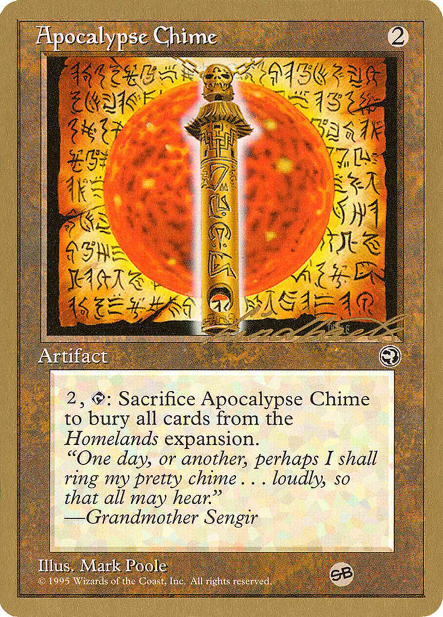 Apocalypse Chime [ll101sb] [Leon Lindback] [Pro Tour Collector Set] [Non-Foil]