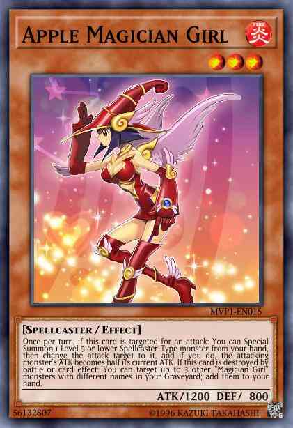 Apple Magician Girl - MVP1-EN015 - Ultra Rare - 1st Edition