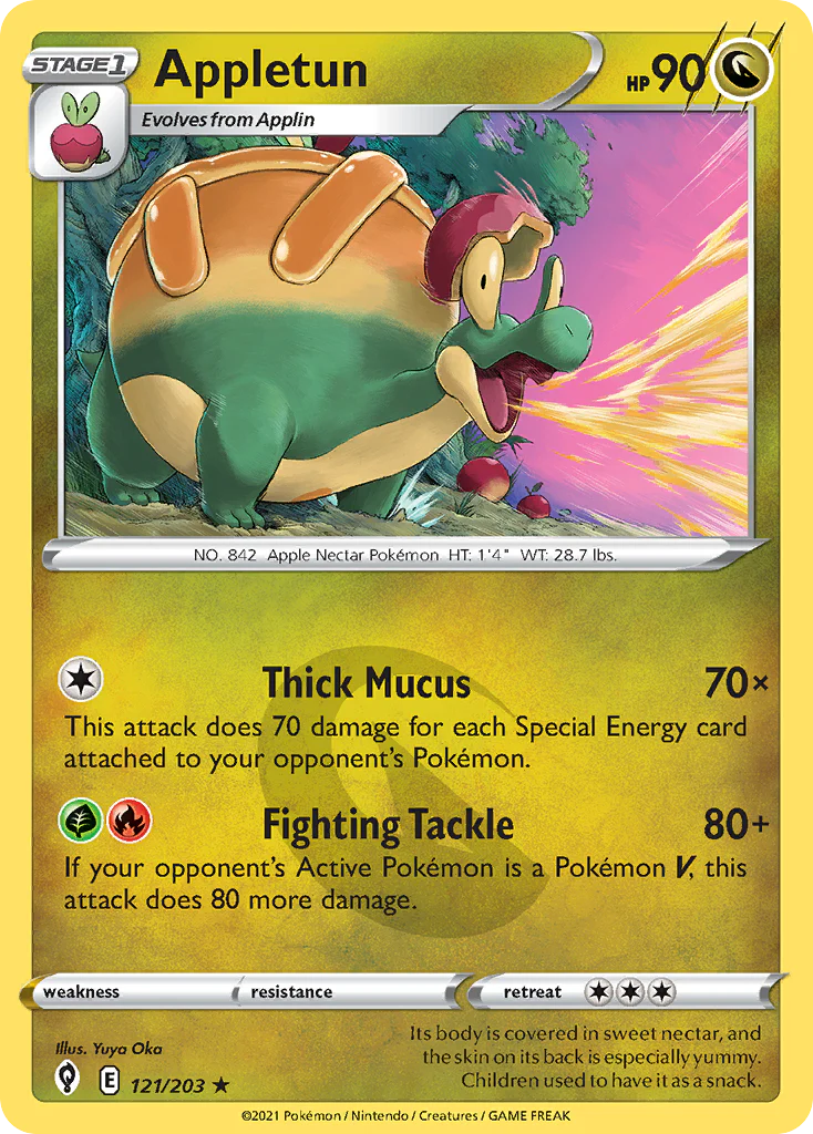 Appletun - 121/203 - Rare [swsh7-121] [Reverse Holo]