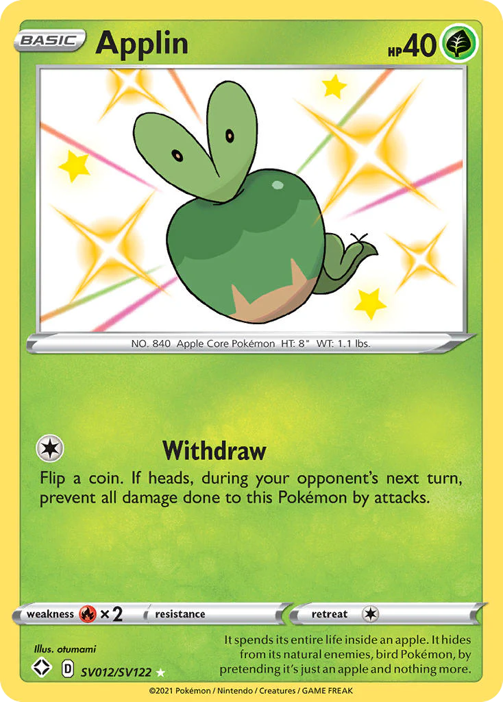 Applin - SV012/SV122 - Rare Shiny [swsh45sv-SV012] [Holo]