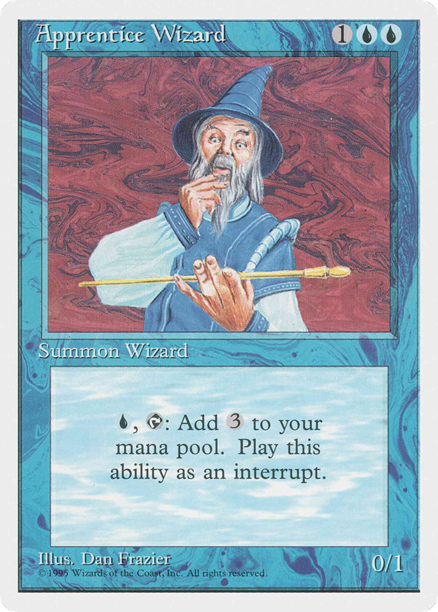 Apprentice Wizard [61] [Fourth Edition] [Non-Foil]