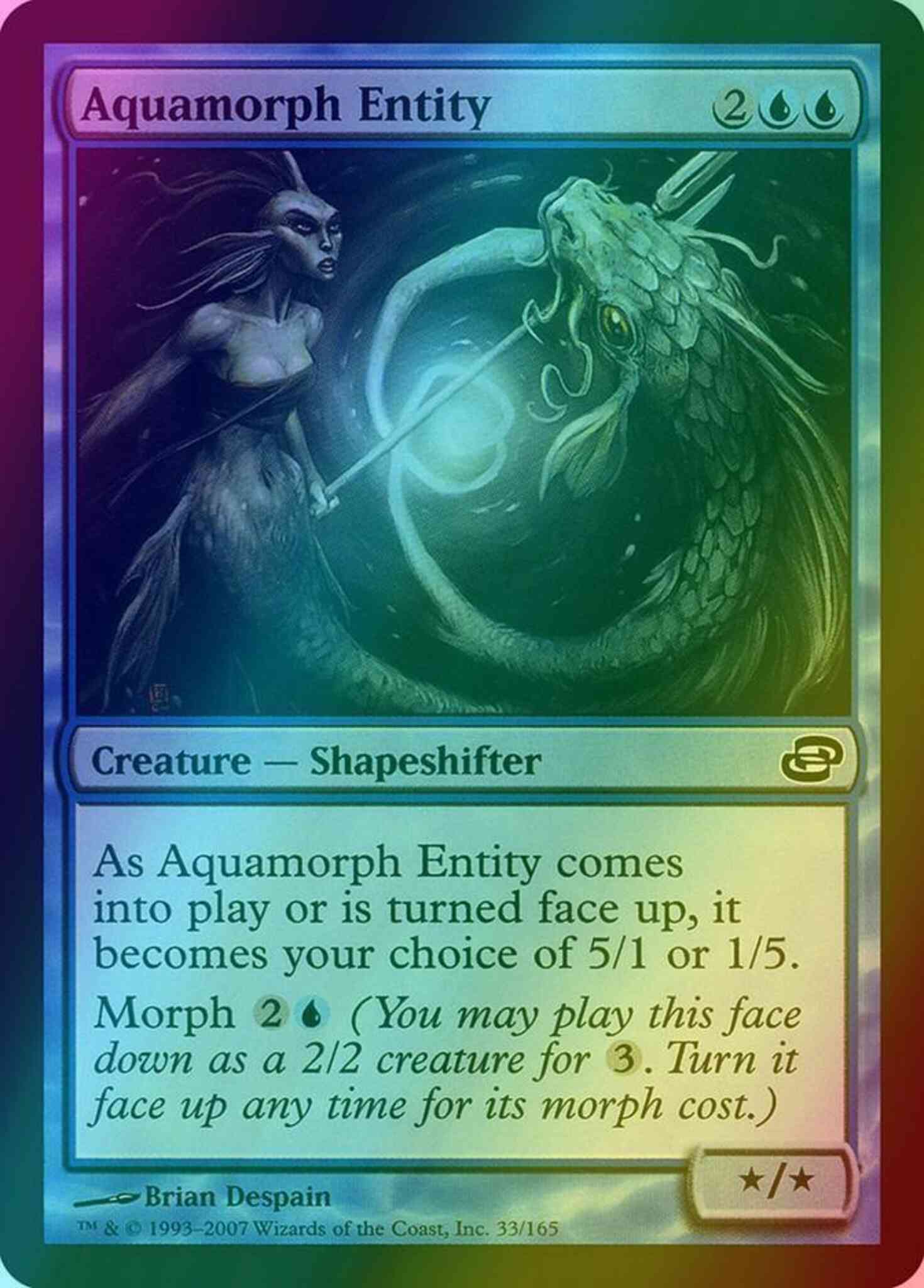 Aquamorph Entity [33] [Planar Chaos] [Foil]