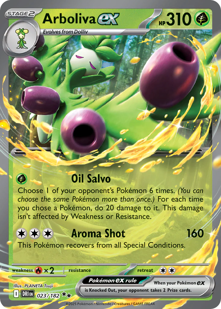 Arboliva ex - 023/182 - Double Rare [sv10-023] [Ultra]