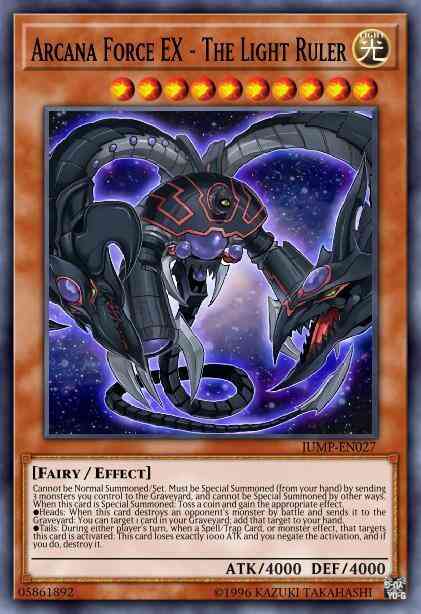 Arcana Force EX - The Light Ruler - JUMP-EN027 - Ultra Rare - Limited