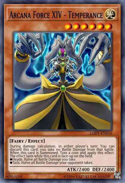 Arcana Force XIV - Temperance - BP01-EN151 - Starfoil Rare - 1st Edition