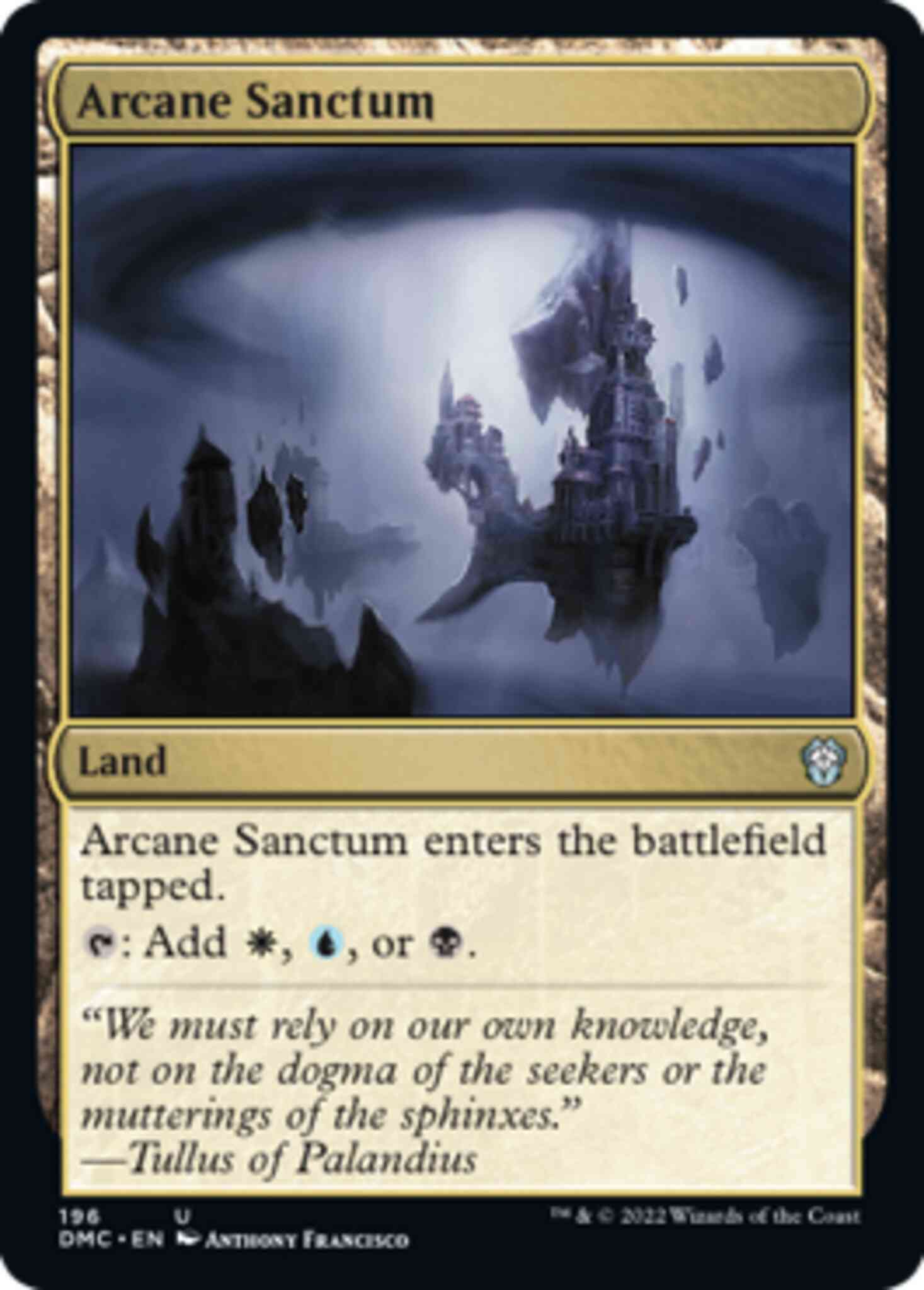 Arcane Sanctum [196] [Dominaria United: Commander] [Non-Foil]