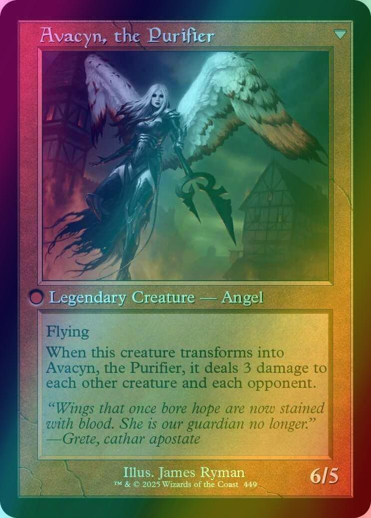 Archangel Avacyn // Avacyn, the Purifier [449] [Retro Frame] [Innistrad Remastered] [Foil] - Image 2
