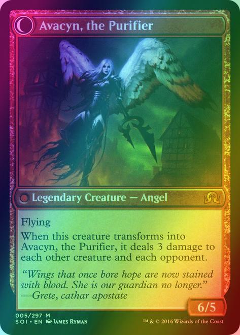Archangel Avacyn // Avacyn, the Purifier [5s] [Shadows over Innistrad Promos] [Foil] - Image 2