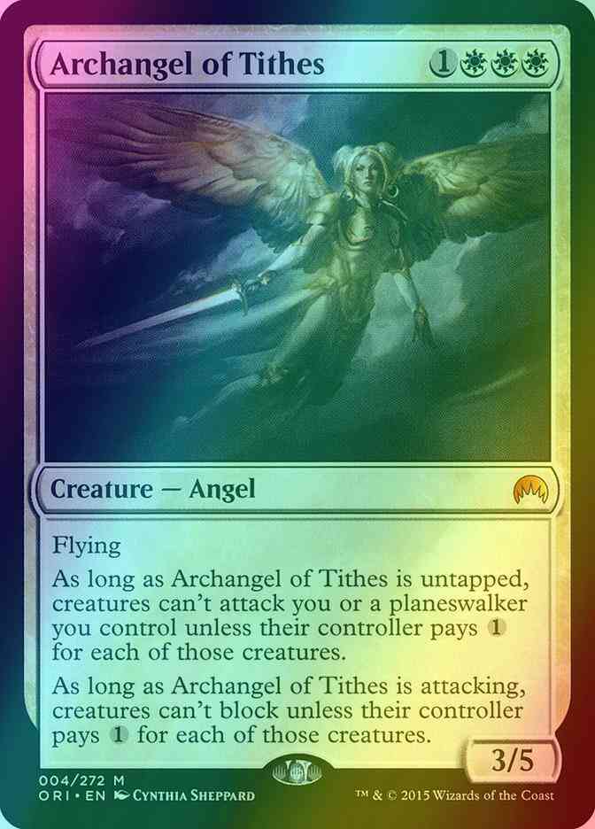 Archangel of Tithes [4] [Magic Origins] [Foil]
