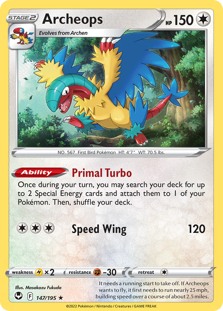 Archeops - 147/195 - Rare Holo [swsh12-147] [Holo]
