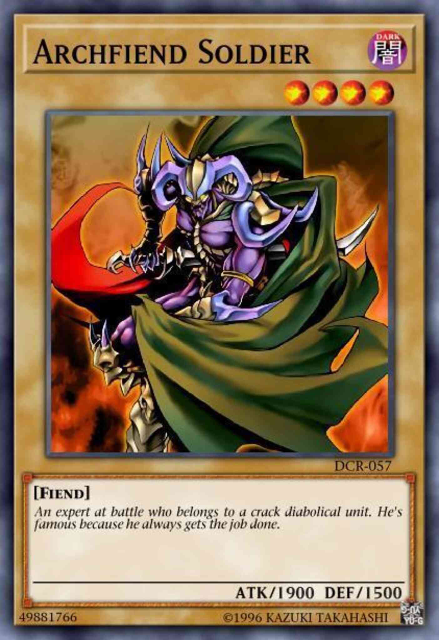 Archfiend Soldier - BP01-EN112 - Starfoil Rare - Unlimited