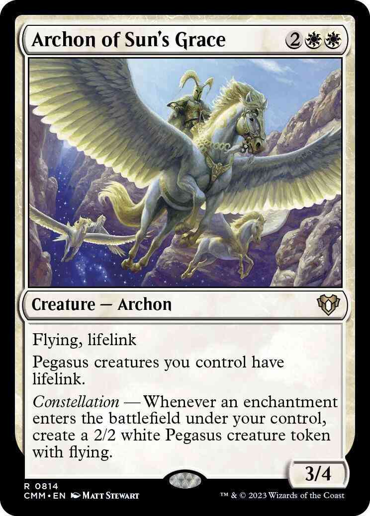 Archon of Sun's Grace [814] [Commander Masters] [Non-Foil]