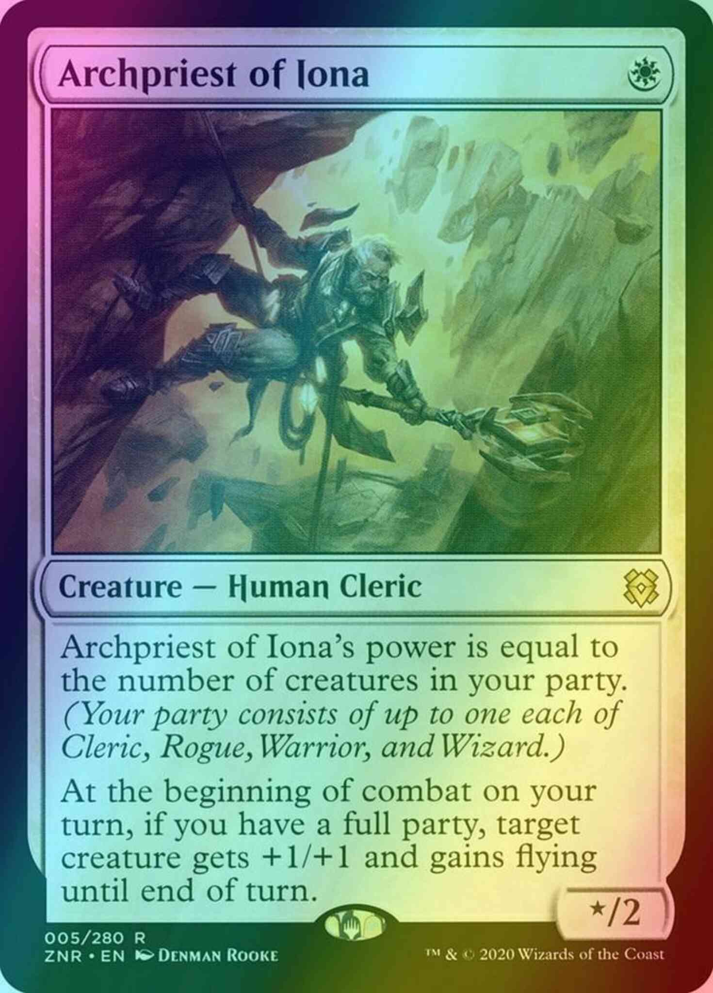 Archpriest of Iona [5] [Zendikar Rising] [Foil]