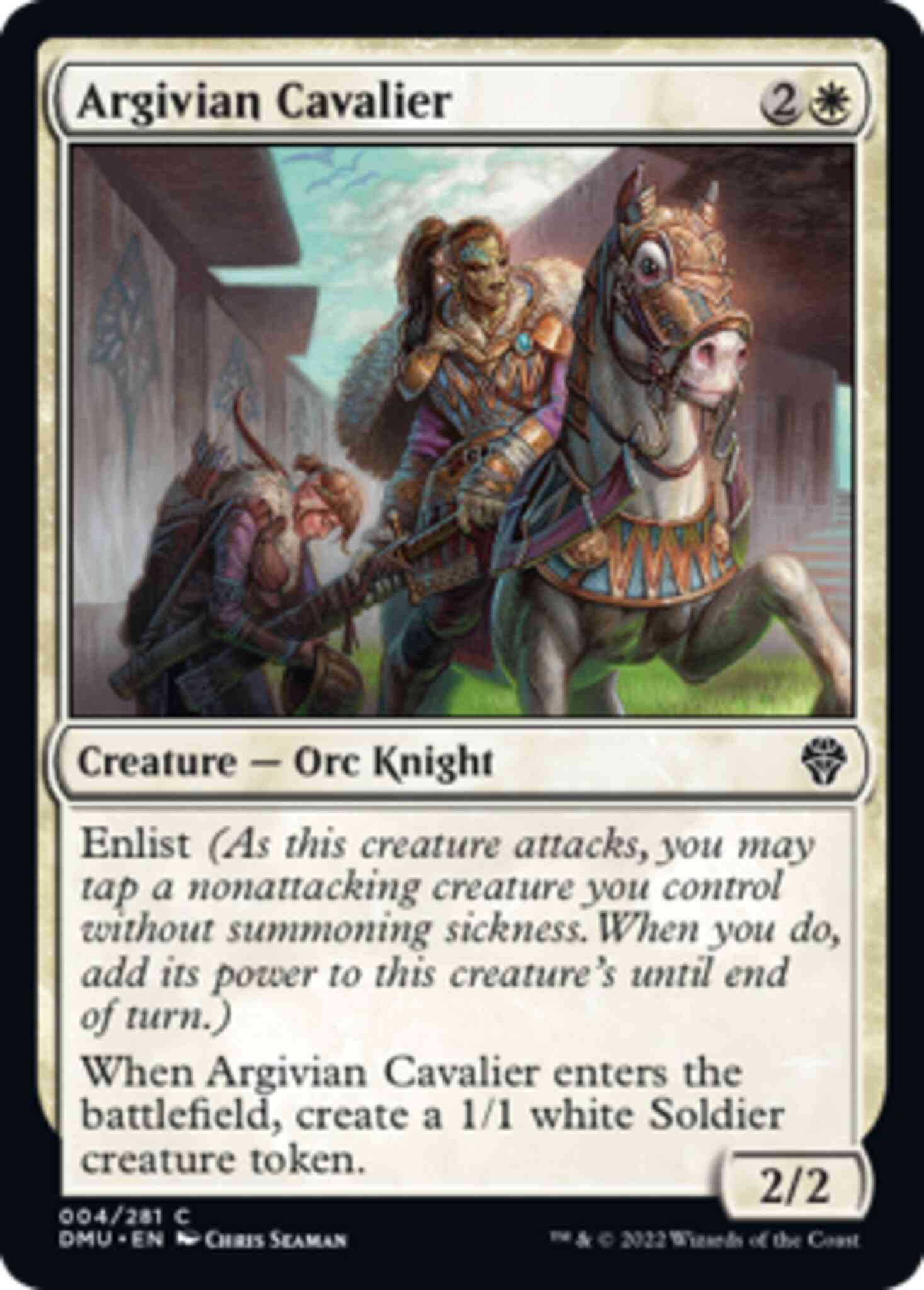 Argivian Cavalier [4] [Dominaria United] [Non-Foil]