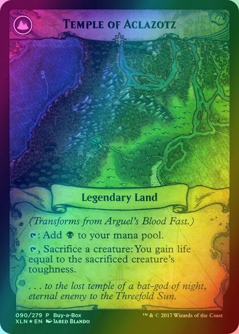 Arguel's Blood Fast // Temple of Aclazotz [90] [XLN Treasure Chest] [Foil] - Image 2