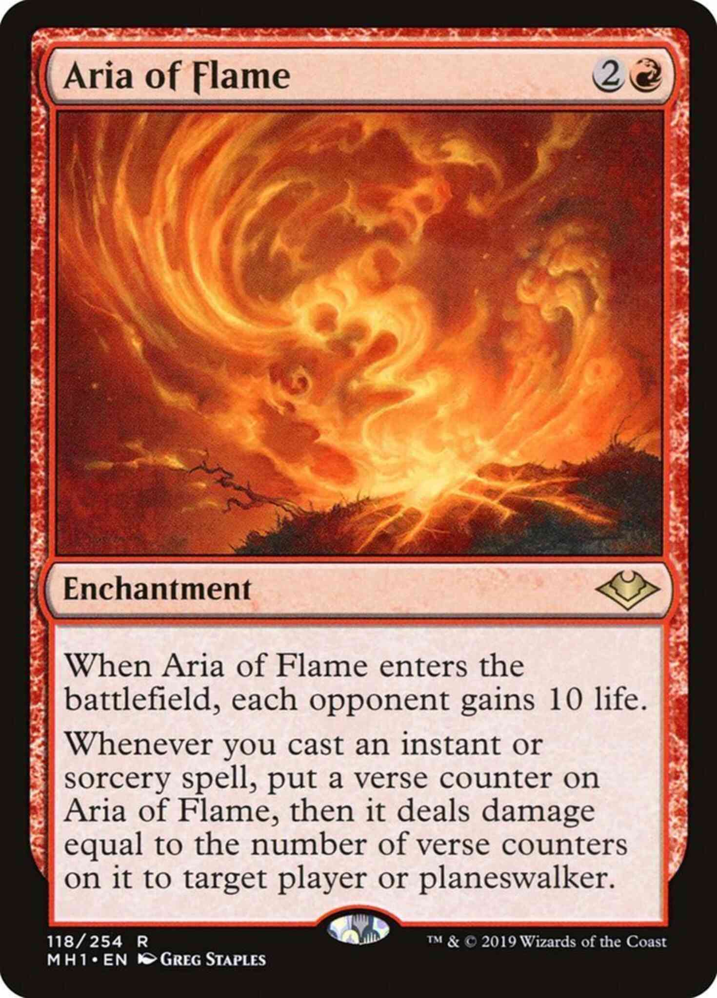 Aria of Flame [118] [Modern Horizons] [Non-Foil]