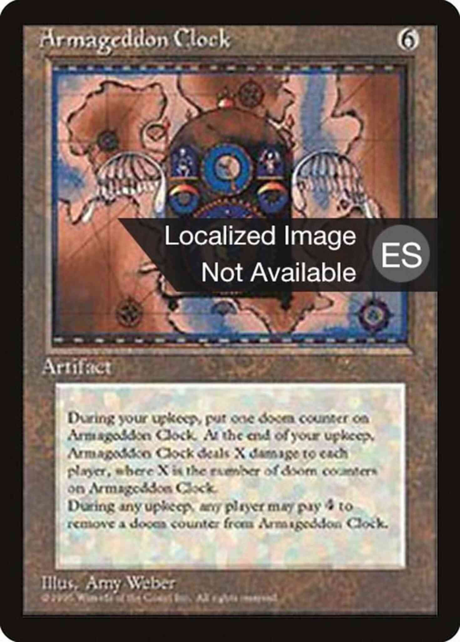 Armageddon Clock - Spanish [295] [Fourth Edition Black Border: Spanish] [Non-Foil]