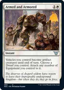 Armed and Armored [80] [Kamigawa: Neon Dynasty: Commander] [Non-Foil]