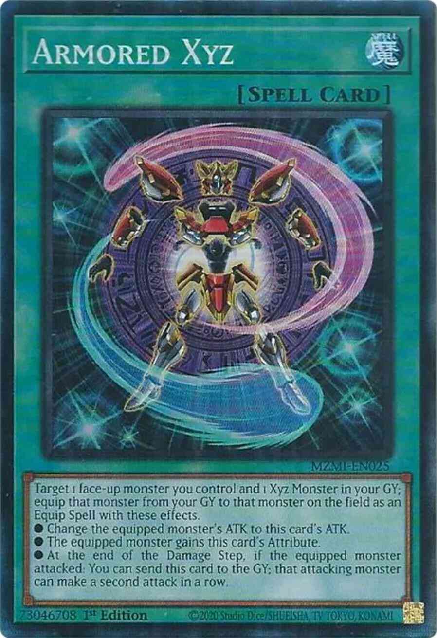 Armored Xyz - MZMI-EN025 - Collector's Rare - 1st Edition