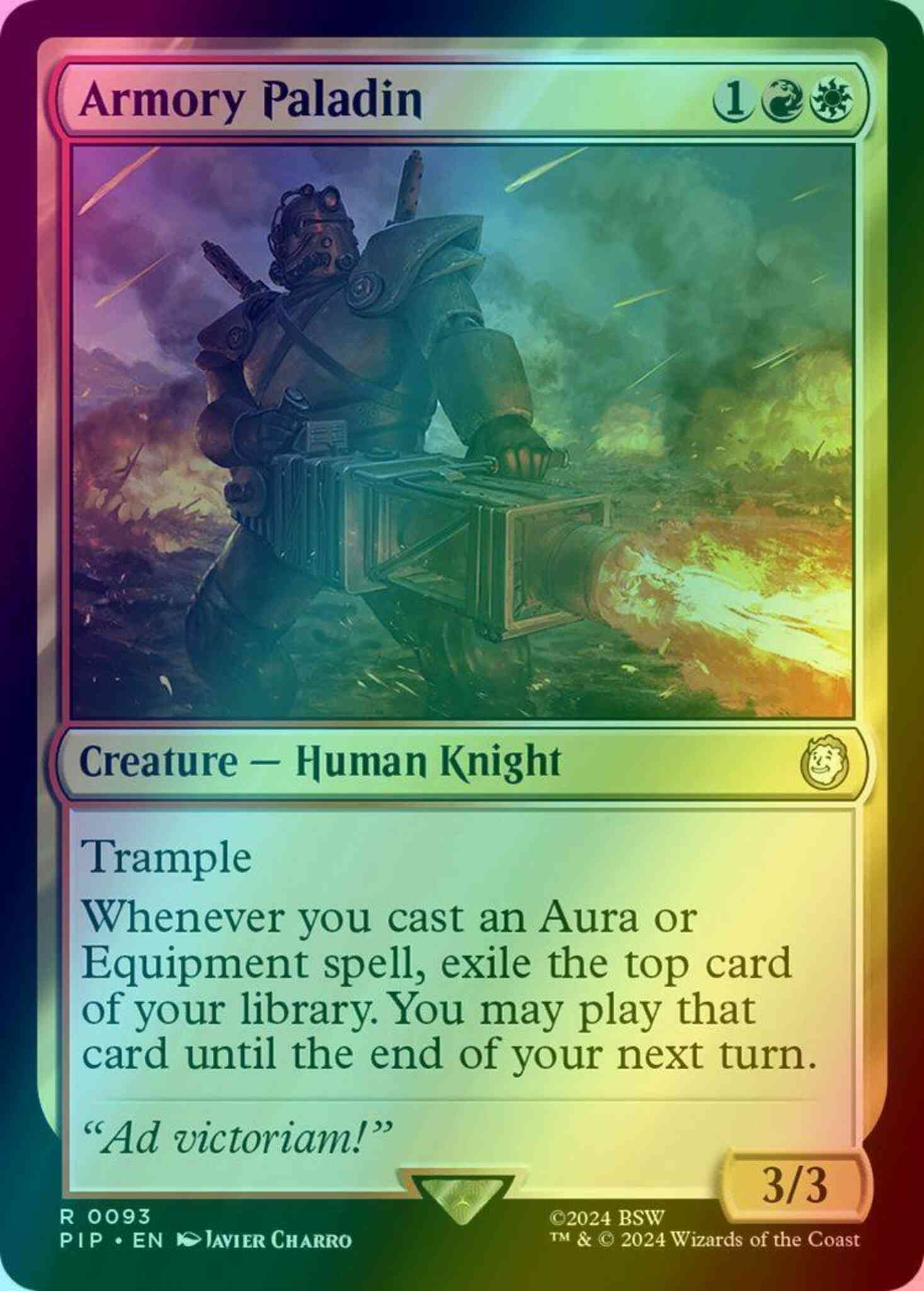 Armory Paladin [93] [Fallout] [Foil]