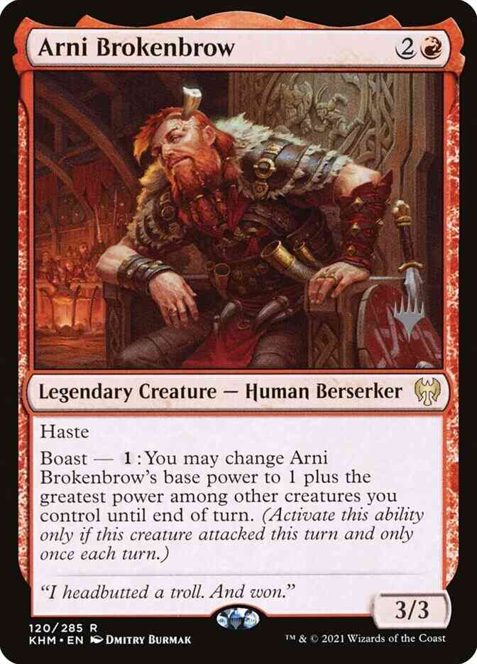 Arni Brokenbrow [Promo Pack] [120p] [Kaldheim Promos] [Foil]