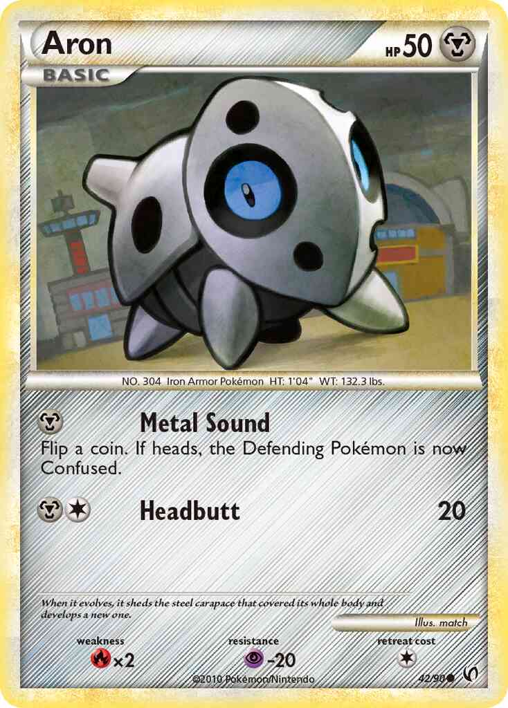 Aron - 42/90 - Common [hgss3-42] [Non-Holo]