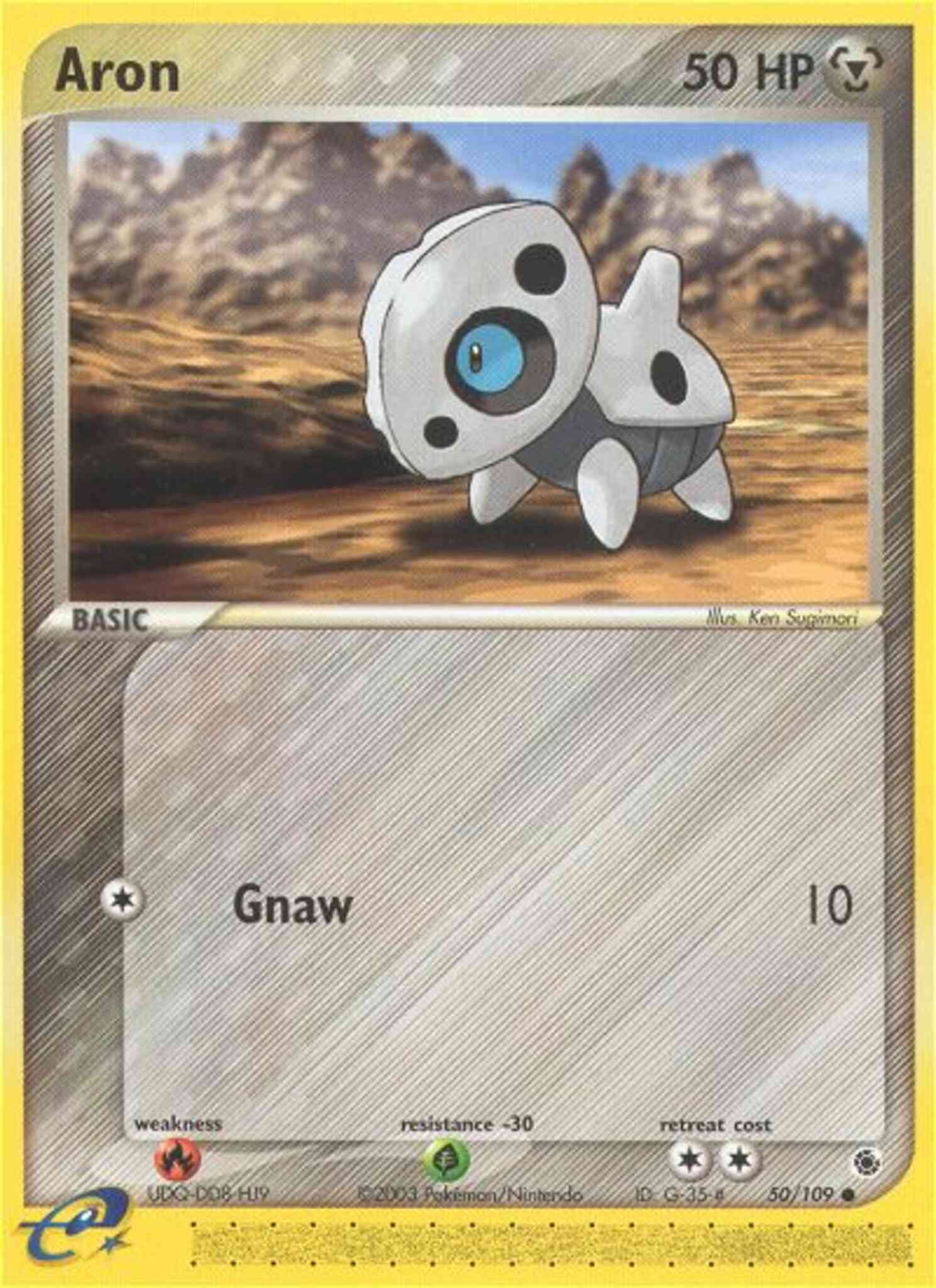 Aron - 50/109 - Common [ex1-50] [Reverse Holo]