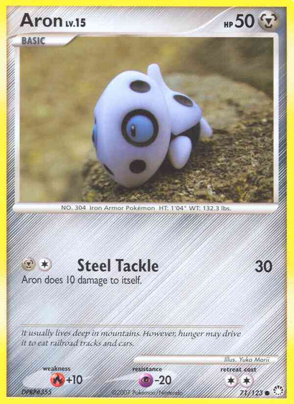Aron - 71/123 - Common [dp2-71] [Reverse Holo]
