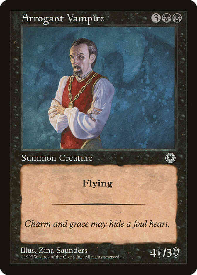 Arrogant Vampire [79] [Portal 1] [Non-Foil]