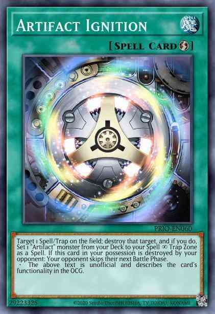 Artifact Ignition - PRIO-EN060 - Ultra Rare - Unlimited