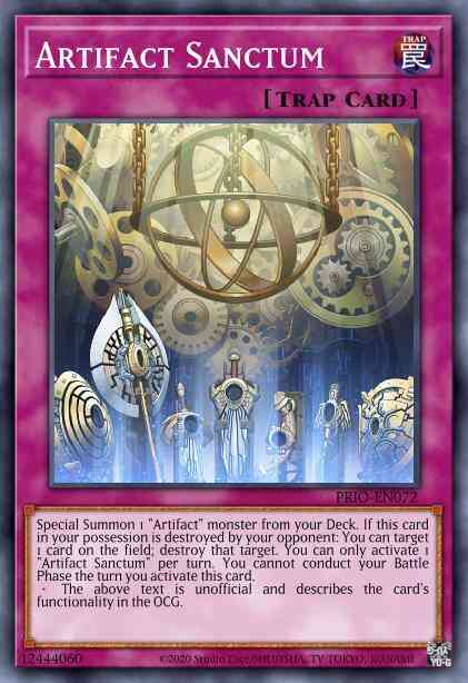 Artifact Sanctum - PRIO-EN072 - Ultra Rare - Unlimited