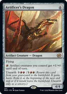 Artificer's Dragon [291] [Jumpstart Exclusive] [The Brothers' War] [Non-Foil]