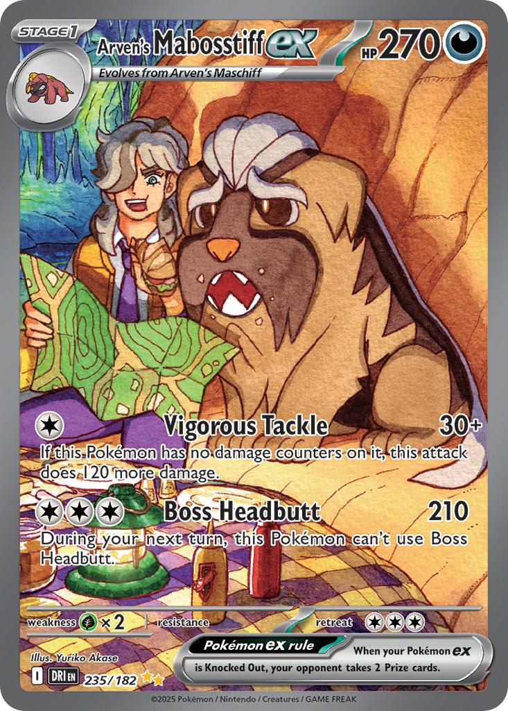 Arven's Mabosstiff ex - 235/182 - Special Illustration Rare [sv10-235] [Ultra]
