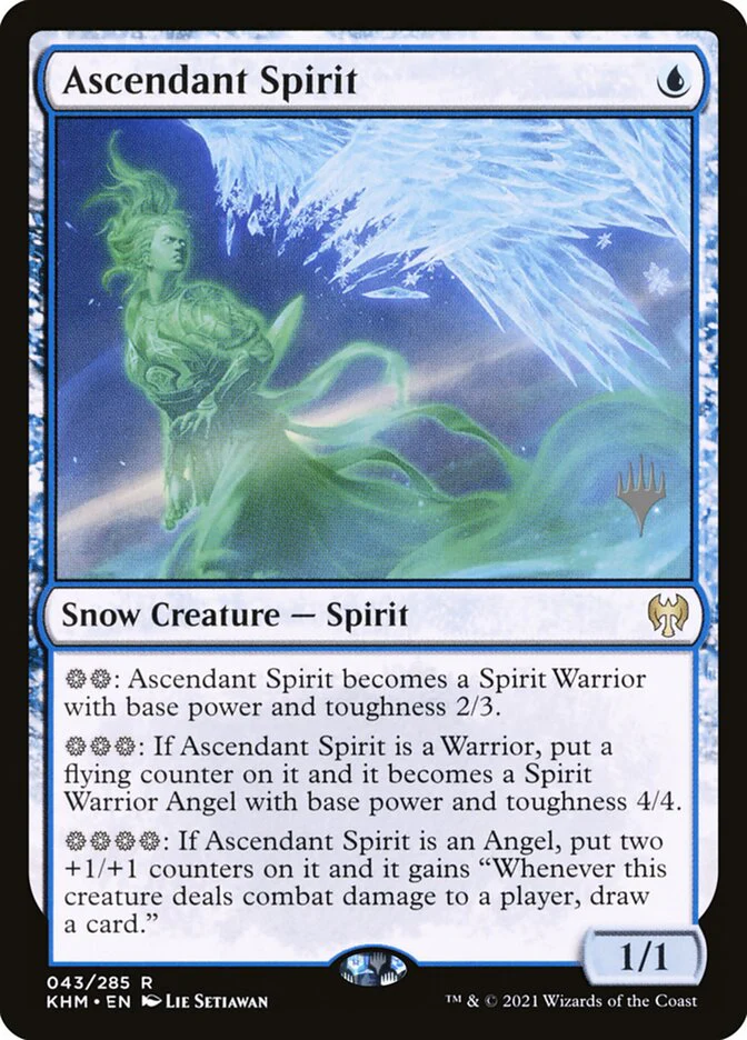 Ascendant Spirit [Promo Pack] [43p] [Kaldheim Promos] [Non-Foil]