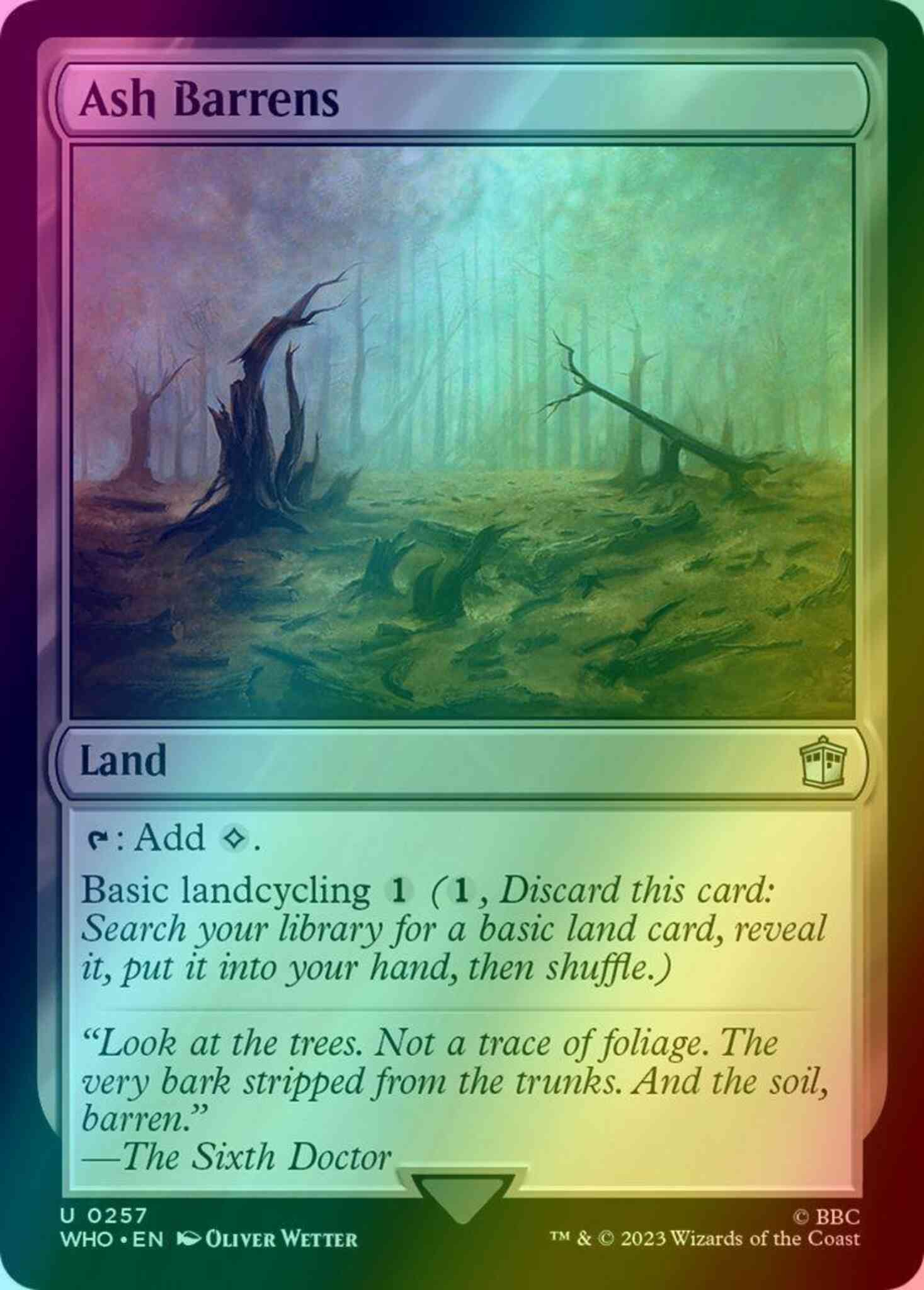 Ash Barrens [257] [Universes Beyond: Doctor Who] [Foil]