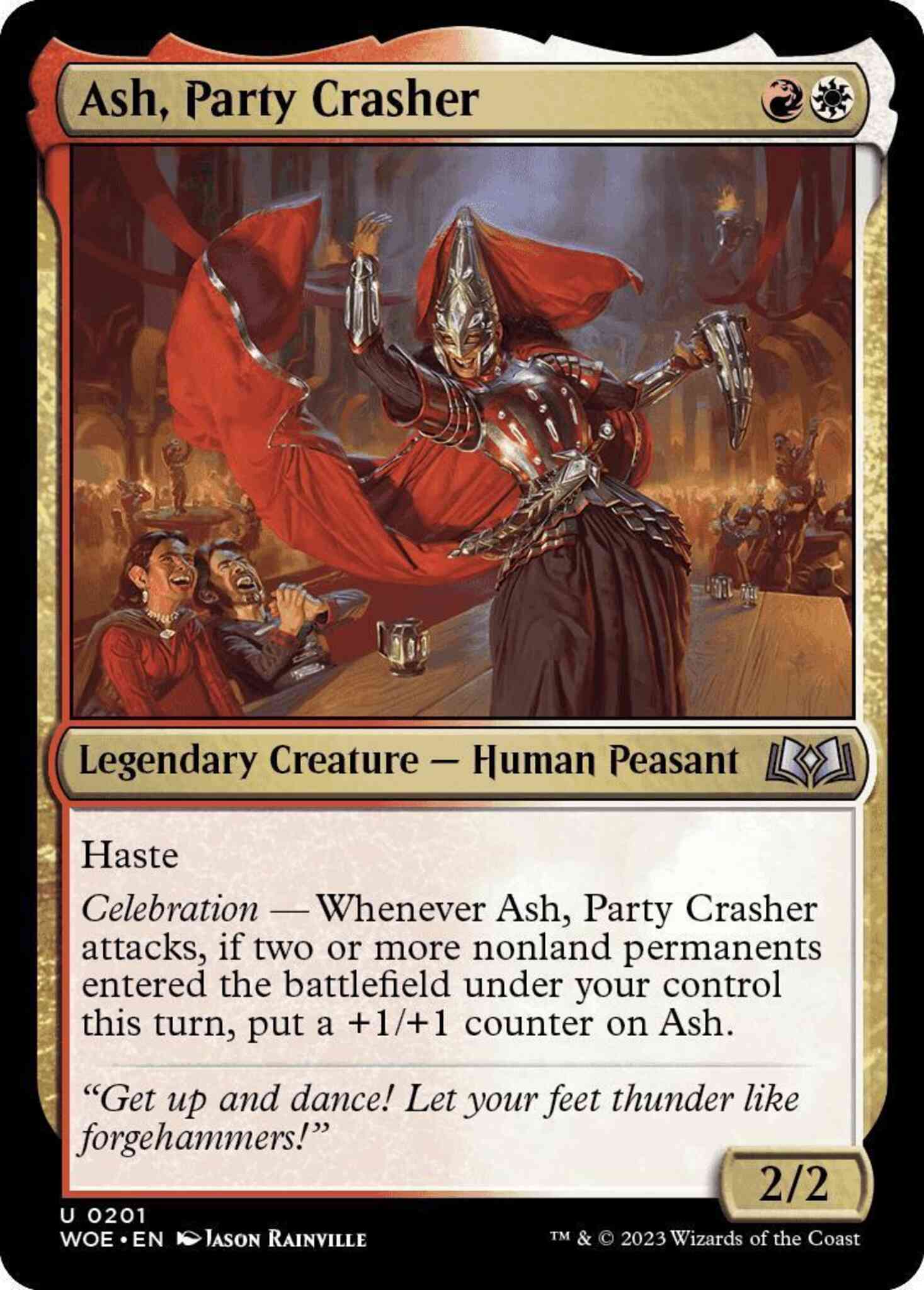 Ash, Party Crasher [201] [Wilds of Eldraine] [Non-Foil]