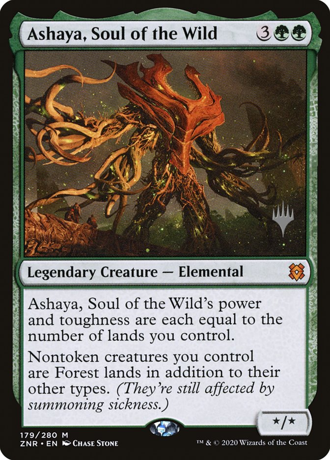 Ashaya, Soul of the Wild [Promo Pack] [179p] [Zendikar Rising Promos] [Non-Foil]